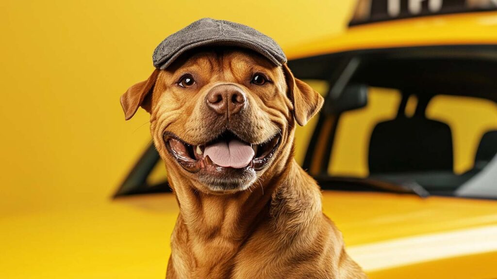 1920x1080_blog_deaex_design-thinking-hundetaxi_marketing_praesentation_3 Hund mit Kappe – Design Thinking Prozess für Hundetaxi 40100 mit Midjourney. Weitere Anforderungen wie leichter Einstieg, großer Kofferraum, Klimaanlage und Notfall-Veterinärkit.