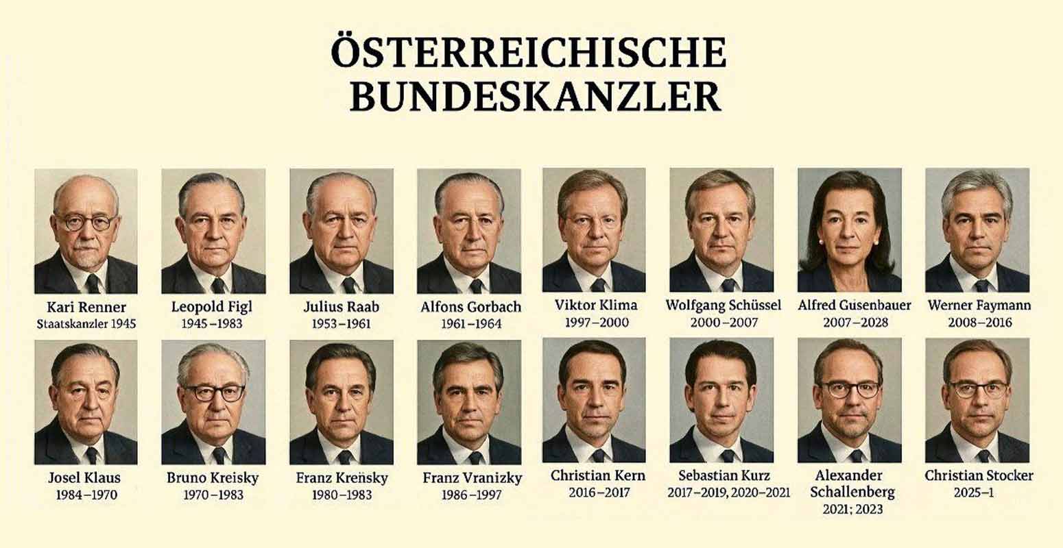 Hallucination Österreichische Bundeskanzler von ChatGPT. Quelle: Der Standard, Ingrid Brodnig 14. August 2025